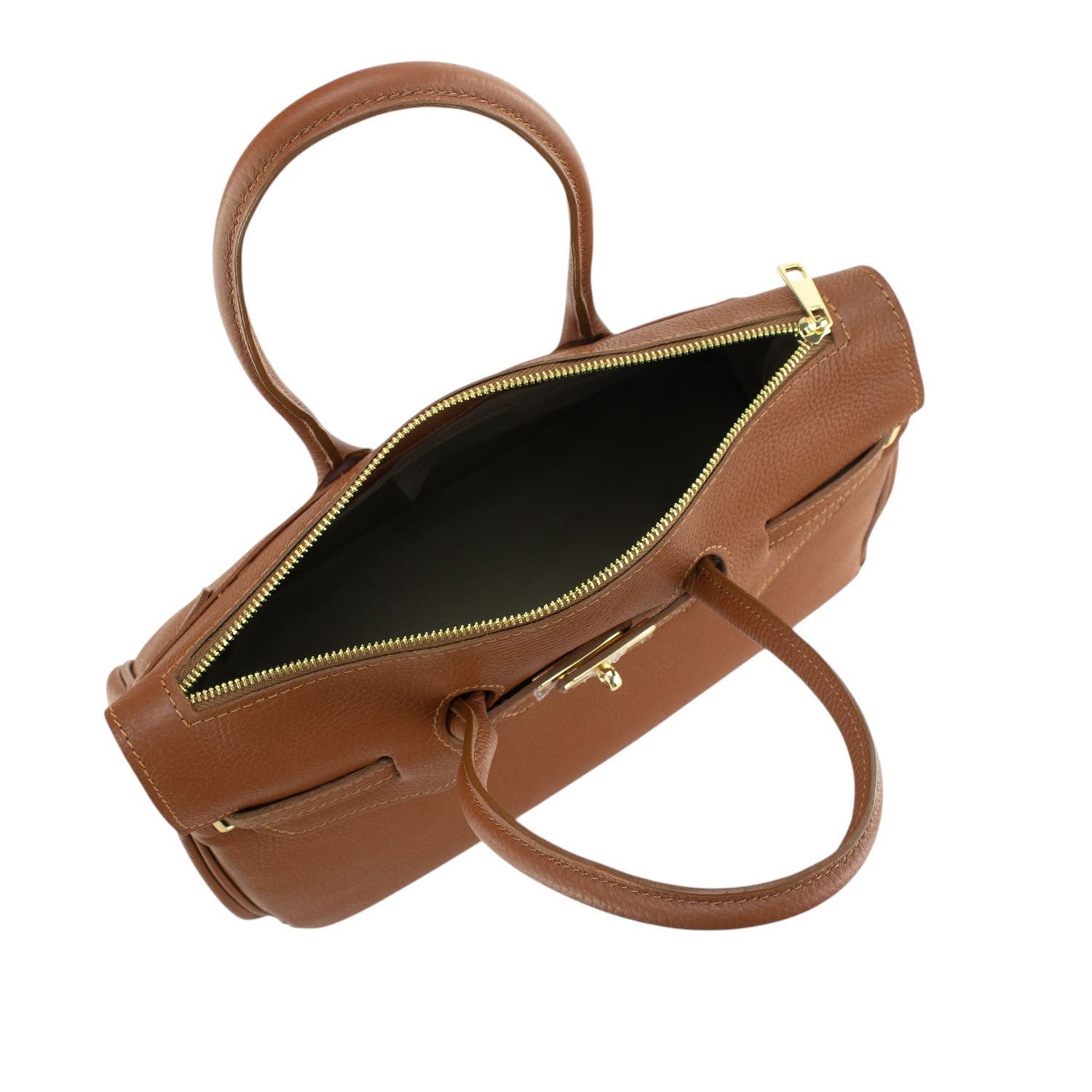 Estrella - Bolso de piel elegancia clásica | Marrón