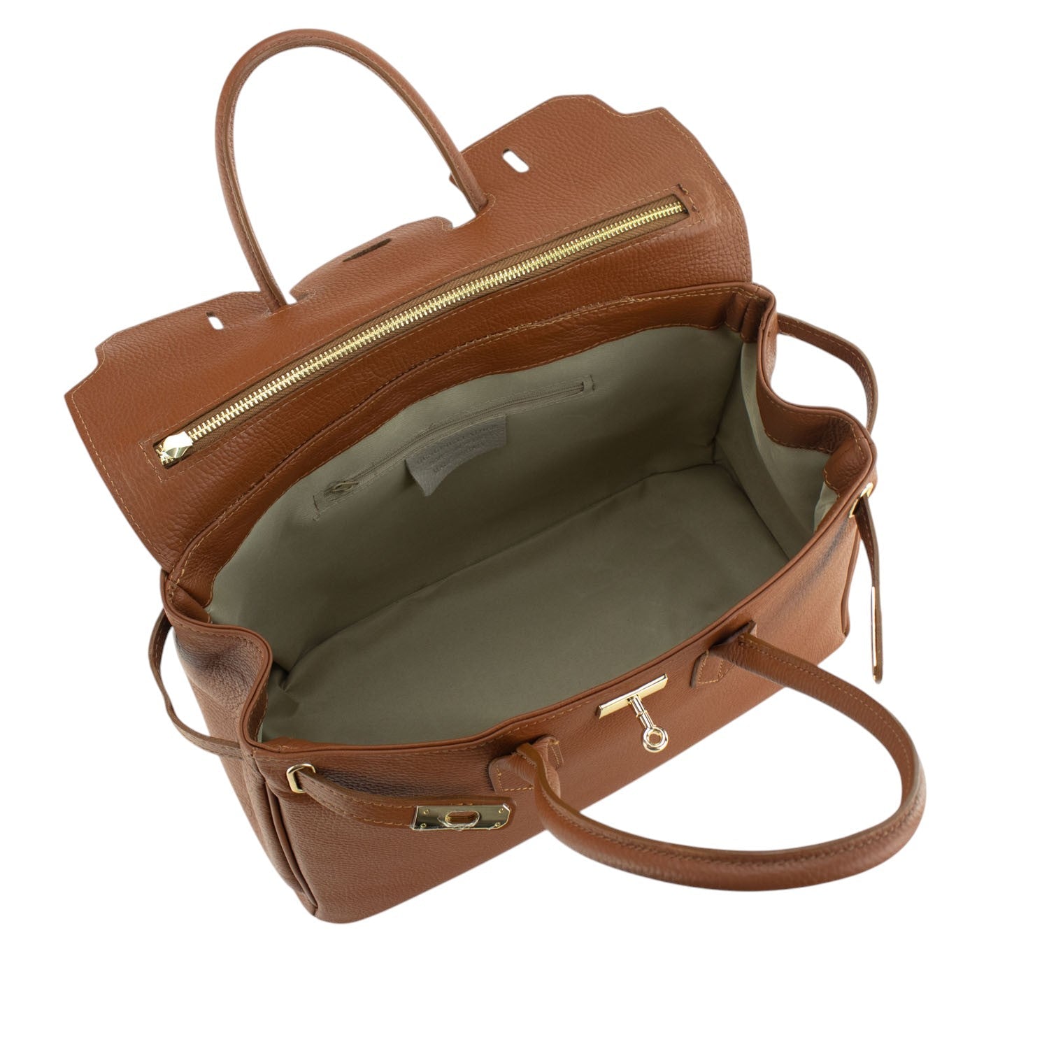 Estrella - Bolso de piel elegancia clásica | Marrón