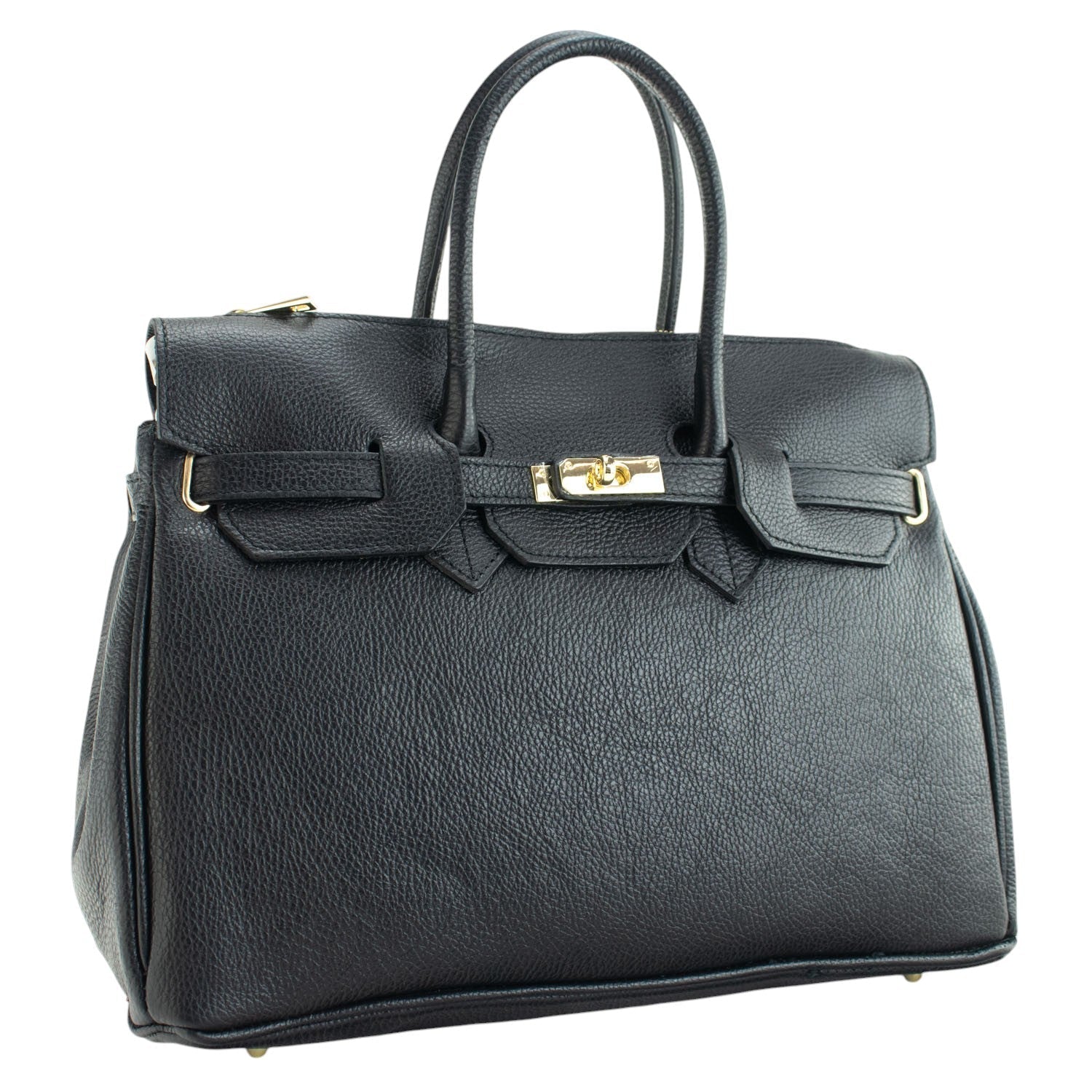 Estrella - Bolso de piel elegancia clásica | Negro
