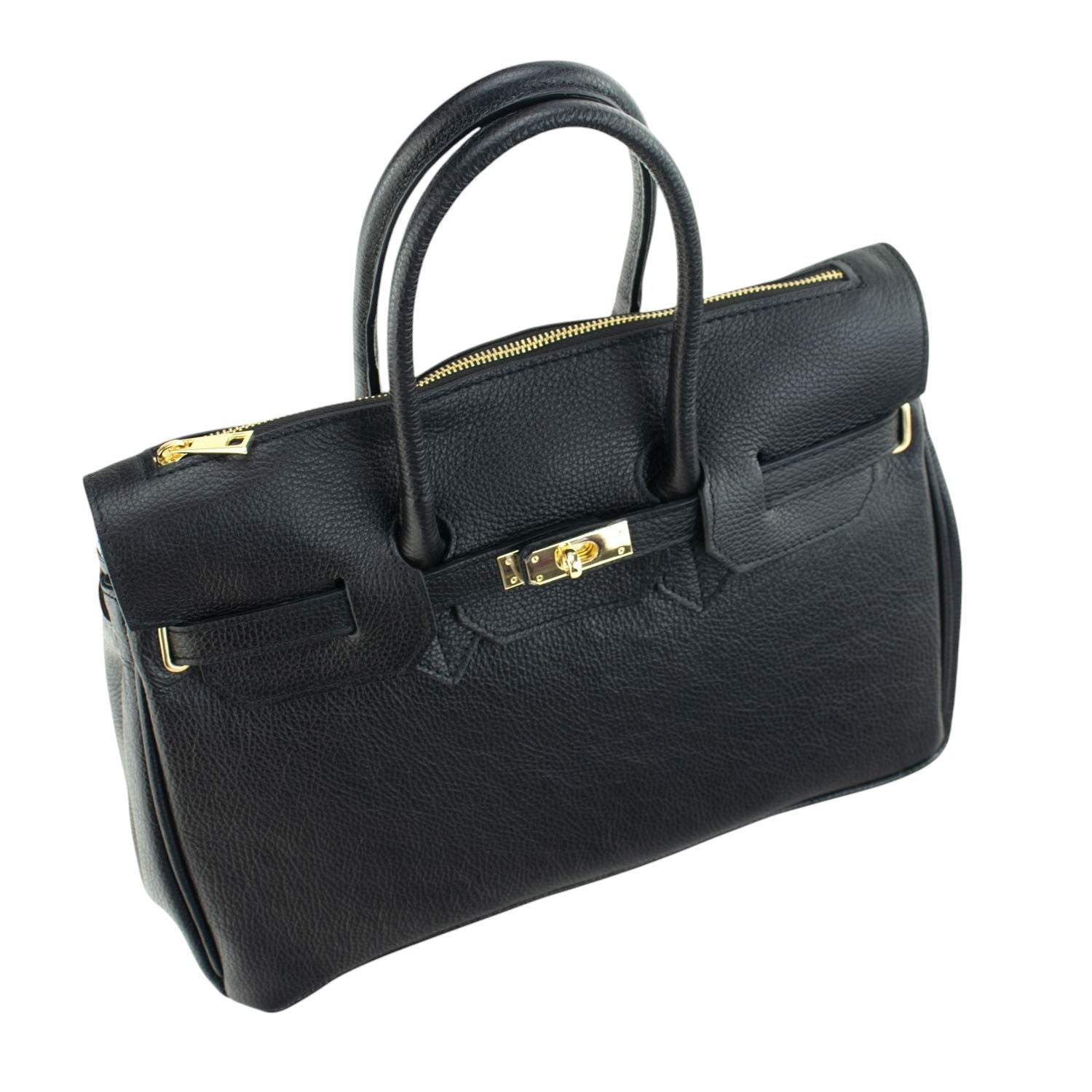Estrella - Bolso de piel elegancia clásica | Negro