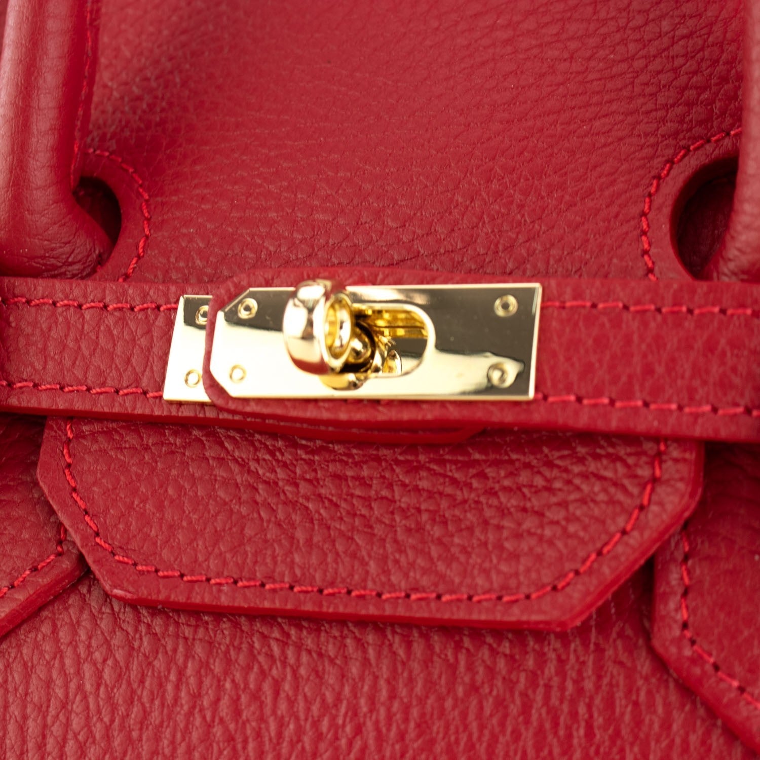 Estrella - Bolso de piel elegancia clásica | Rojo