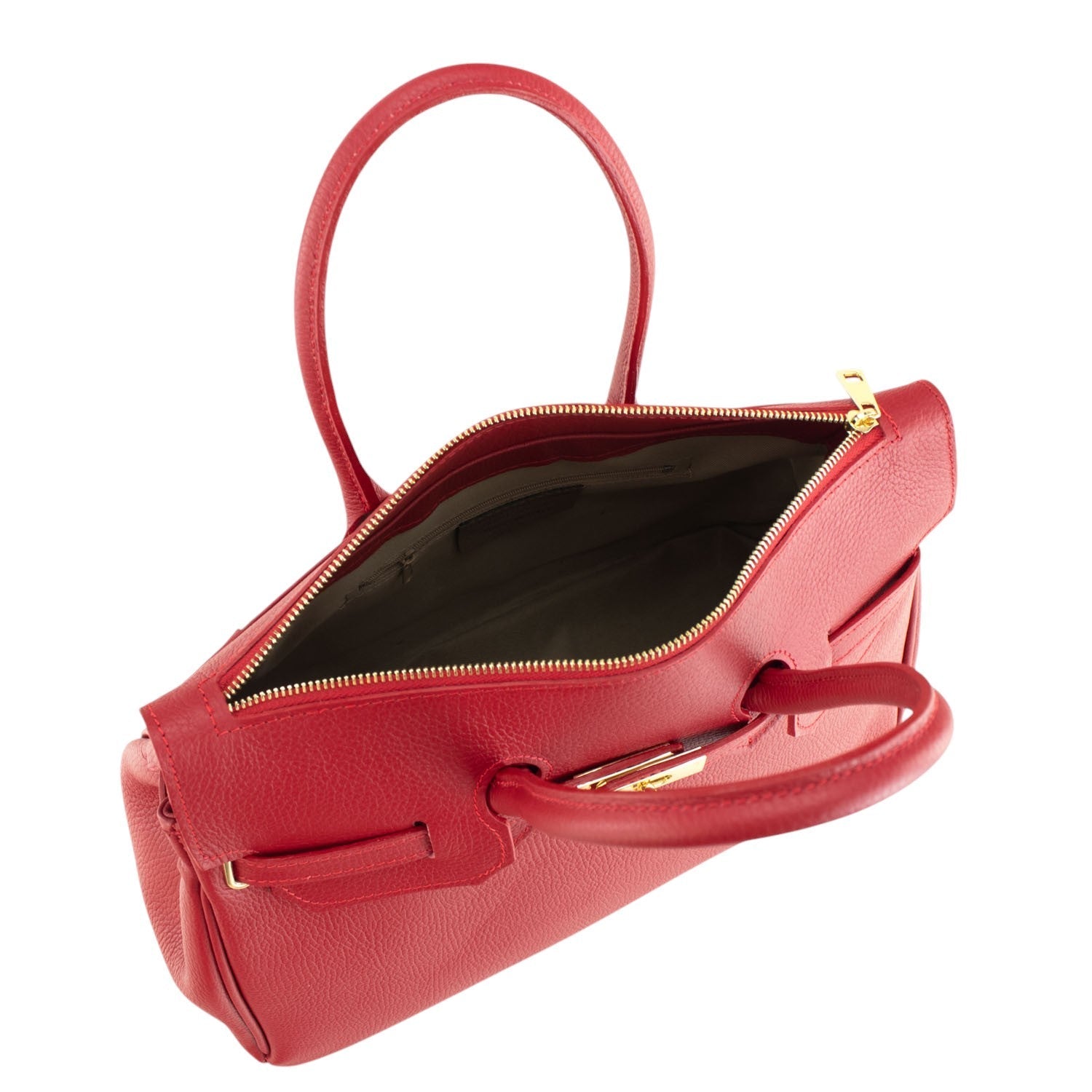 Estrella - Bolso de piel elegancia clásica | Rojo