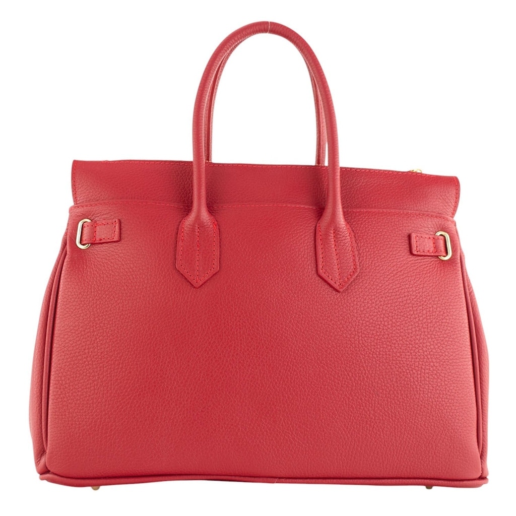 Estrella - Bolso de piel elegancia clásica | Rojo