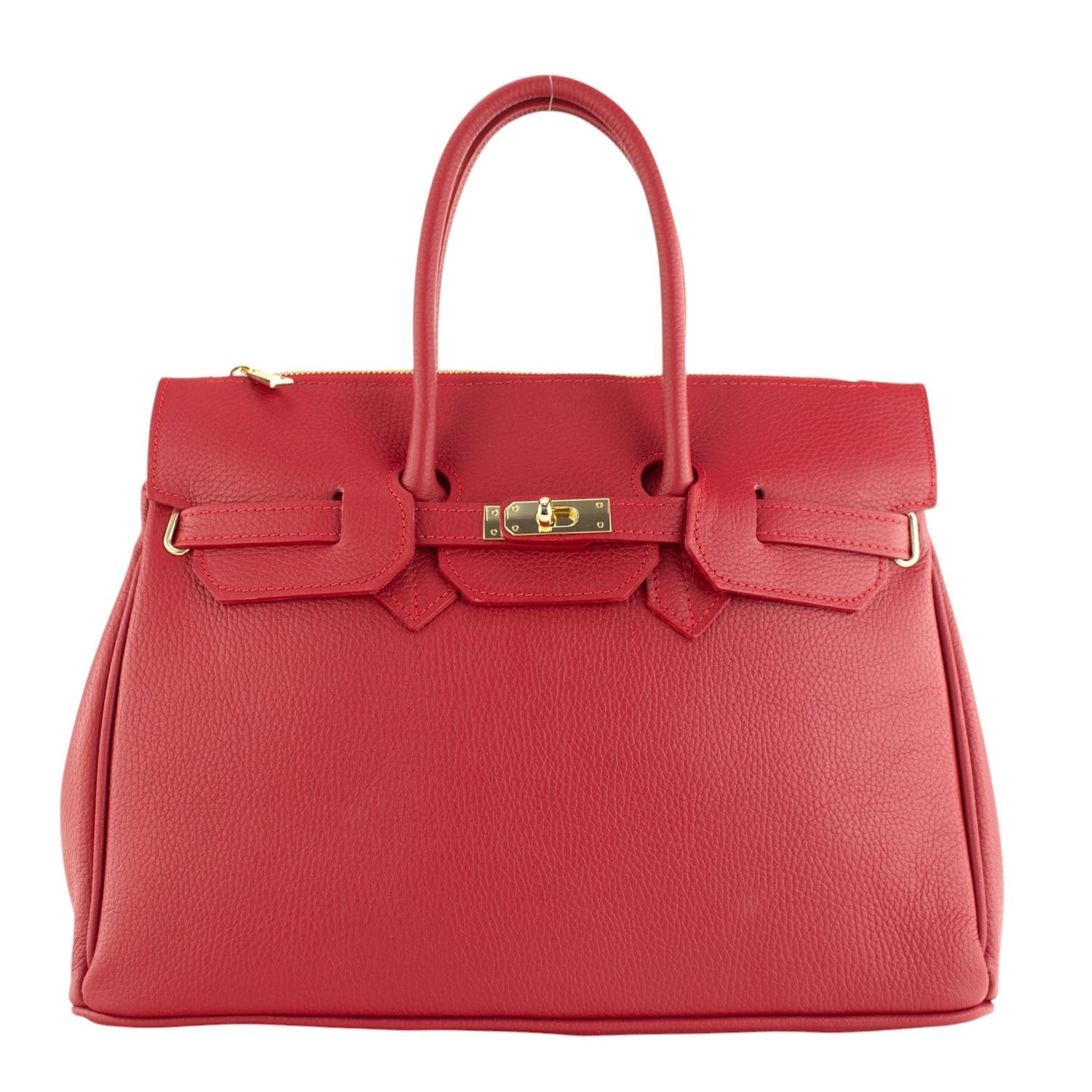 Estrella - Bolso de piel elegancia clásica | Rojo