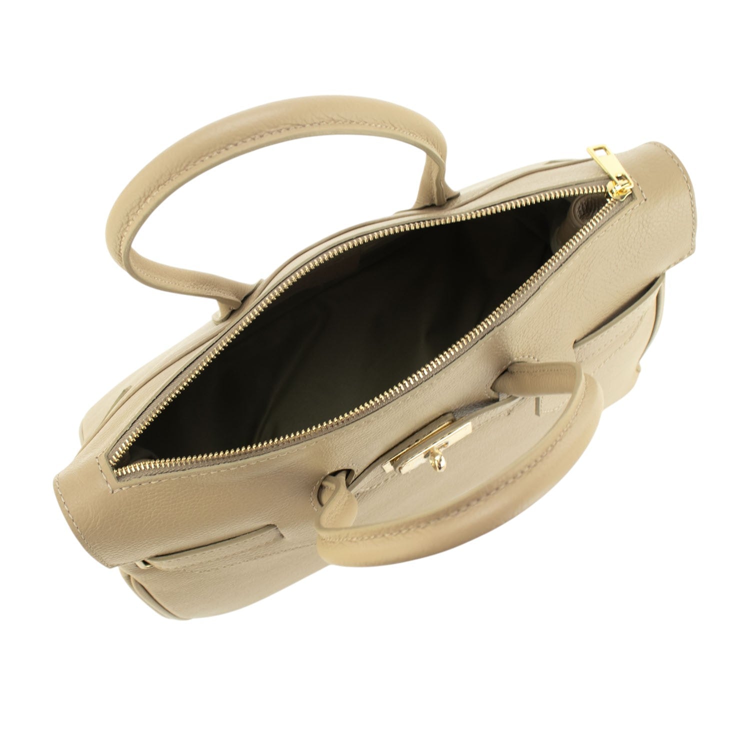 Estrella - Bolso de piel elegancia clásica | Crema