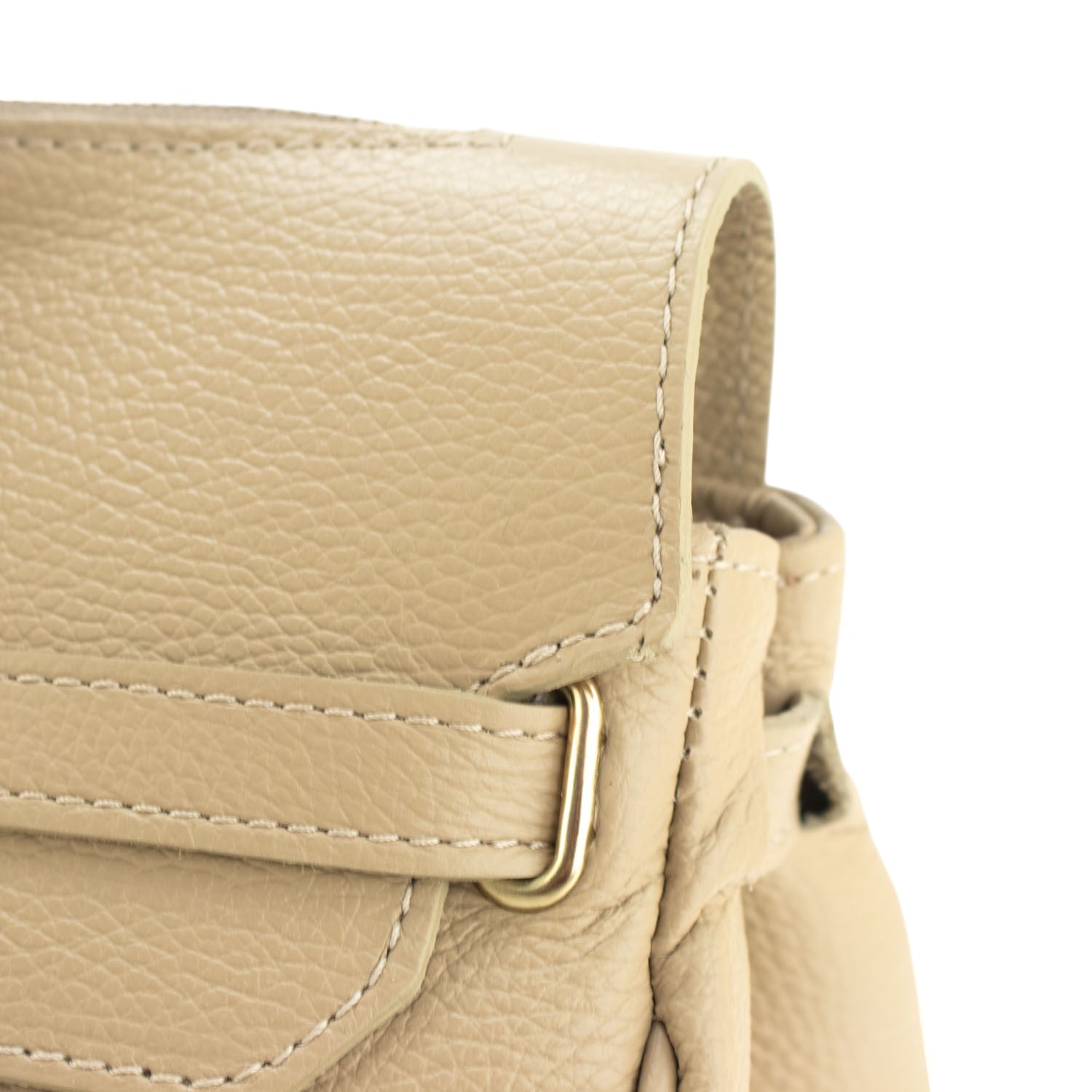 Estrella - Bolso de piel elegancia clásica | Crema