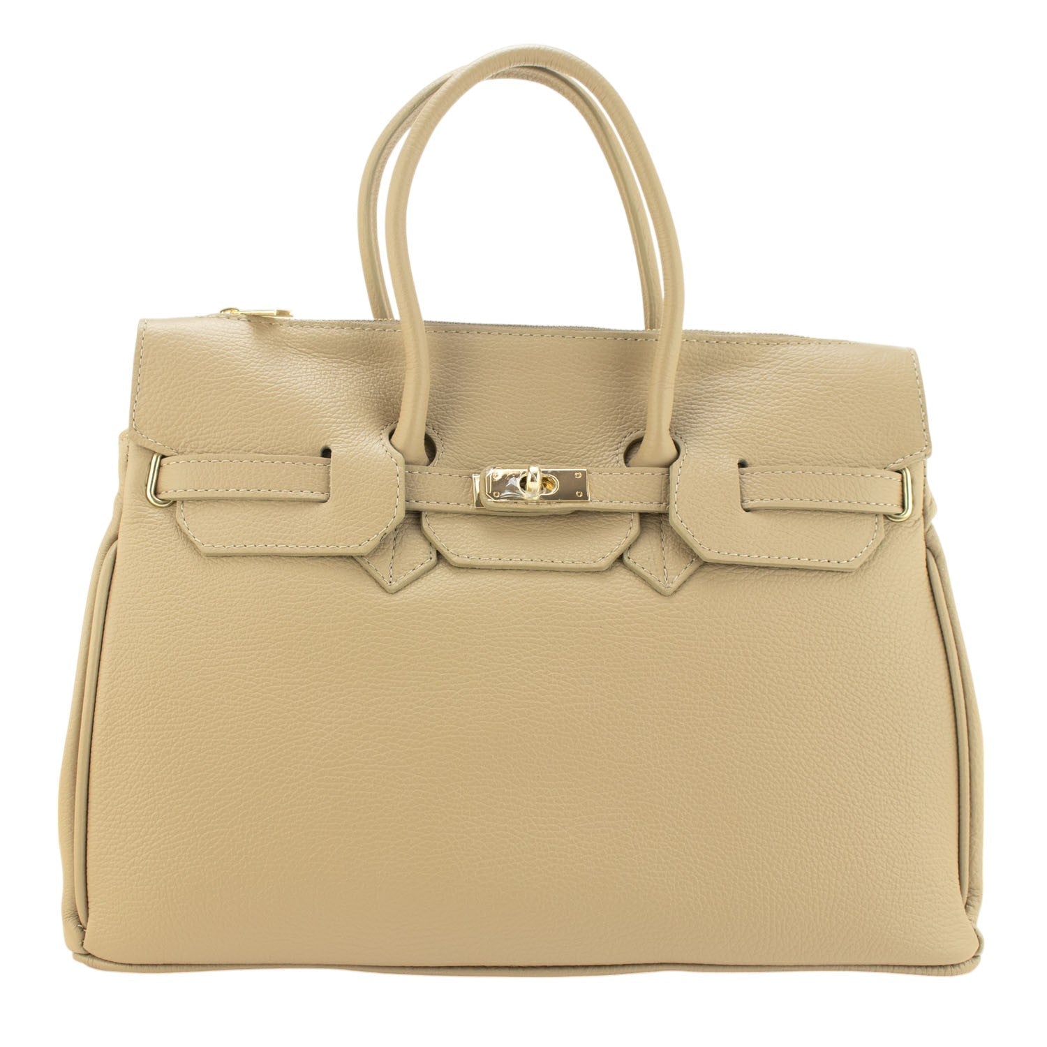Estrella - Bolso de piel elegancia clásica | Crema
