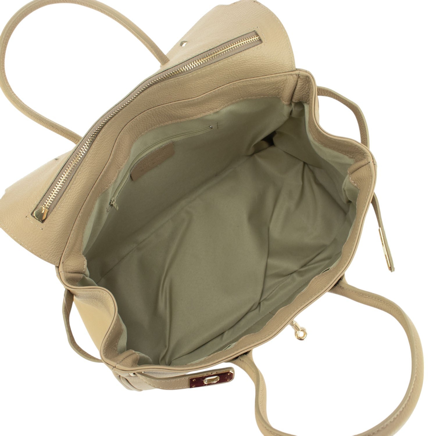 Estrella - Bolso de piel elegancia clásica | Crema