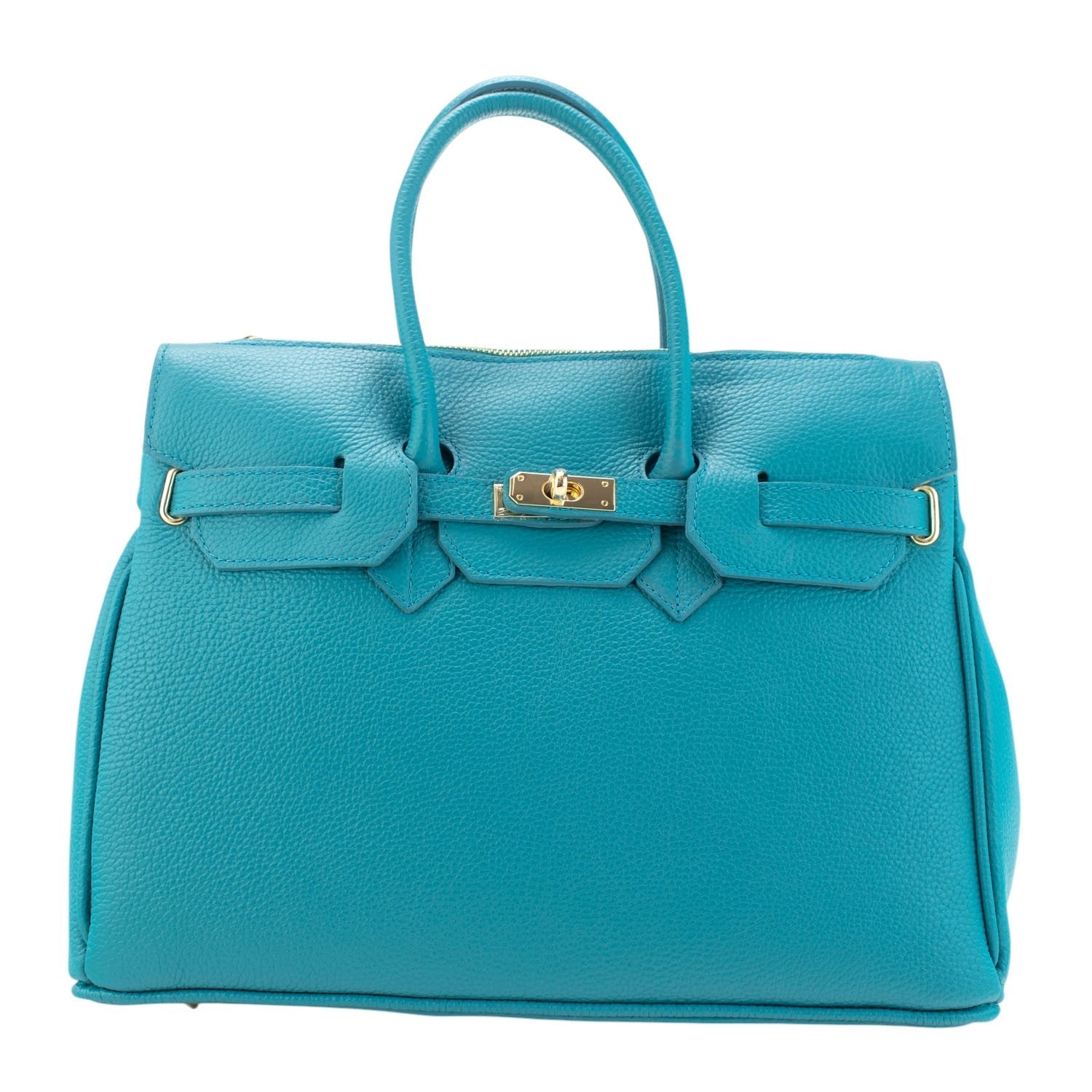 Estrella - Bolso de piel elegancia clásica | Turquesa