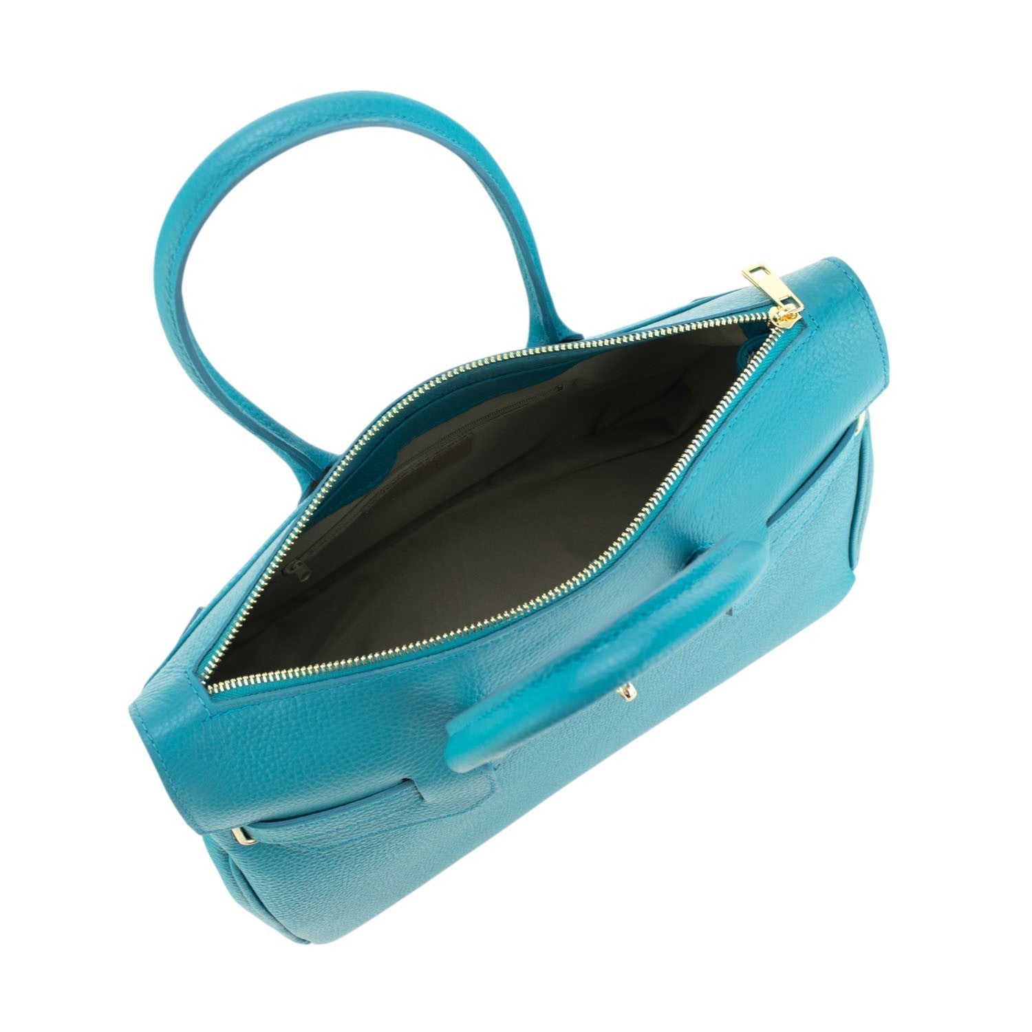 Estrella - Bolso de piel elegancia clásica | Turquesa