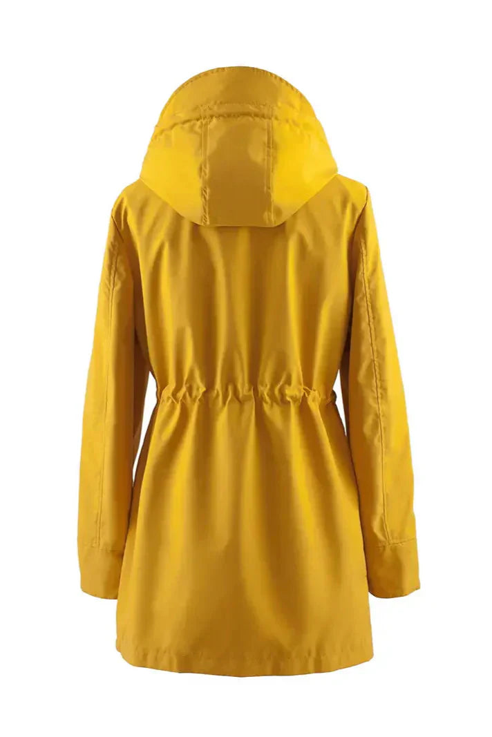 Doemi - Chubasquero impermeable con forro de tartán