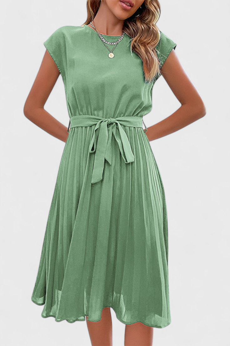 Luxie - Vestido midi plisado y elegante