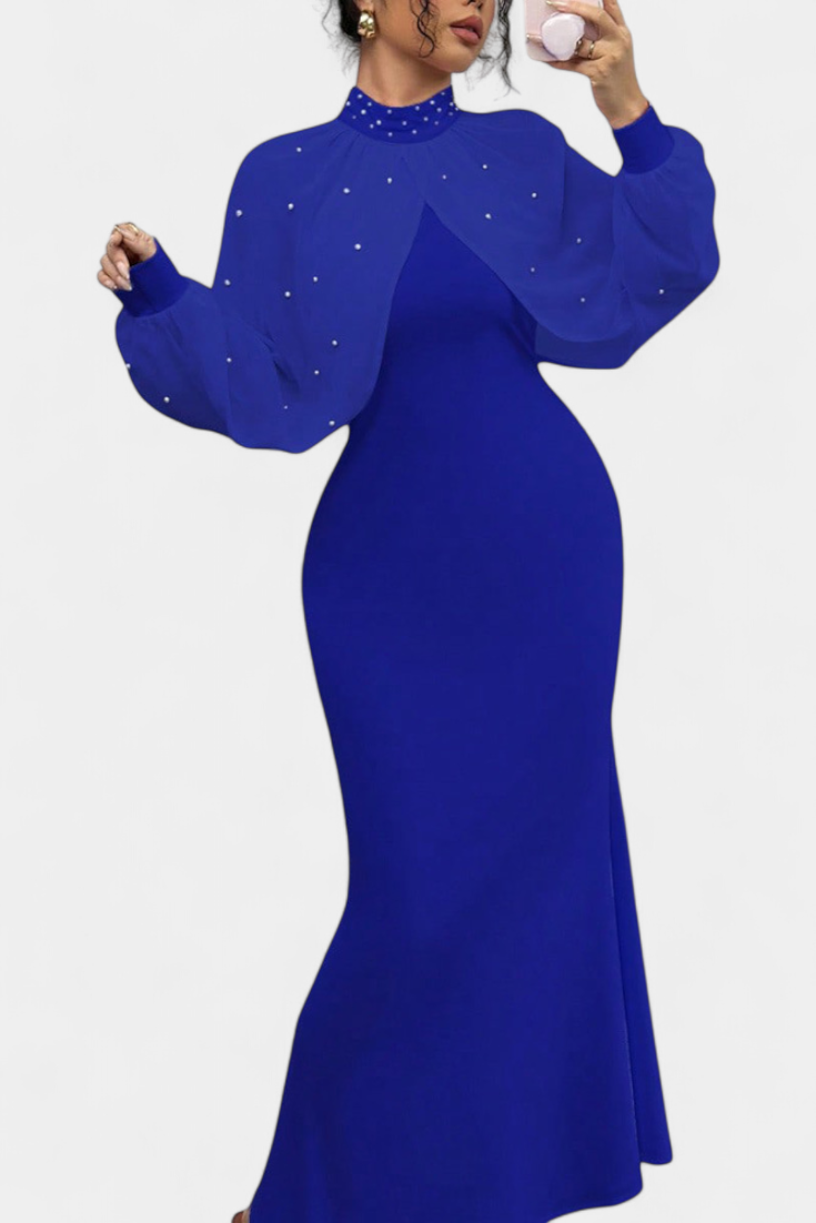 Atenea - Vestido de gala con perlas