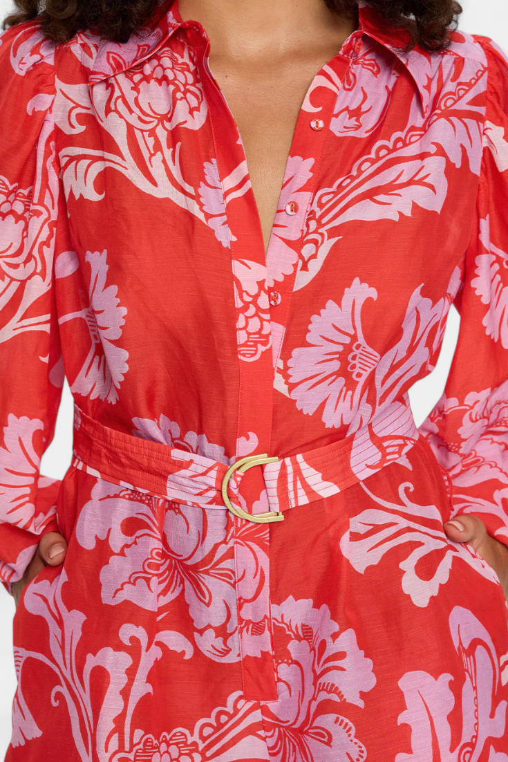 Suzanne - Mono corto estampado bohemio