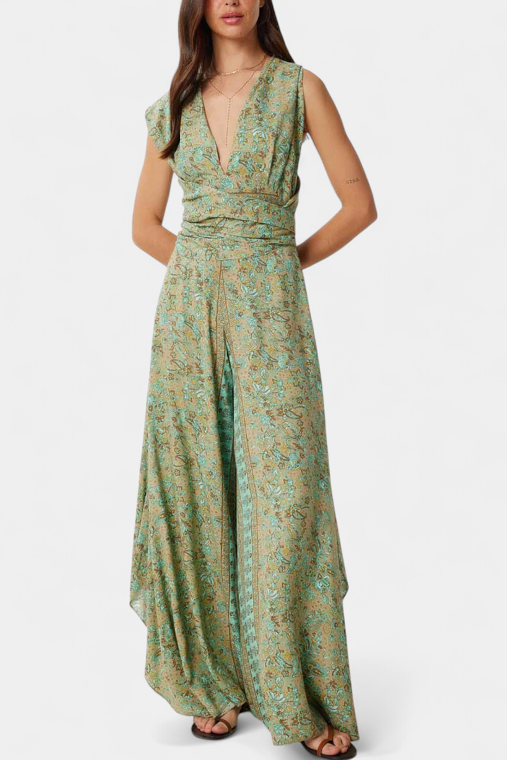 Leandra - Mono estampado bohemio