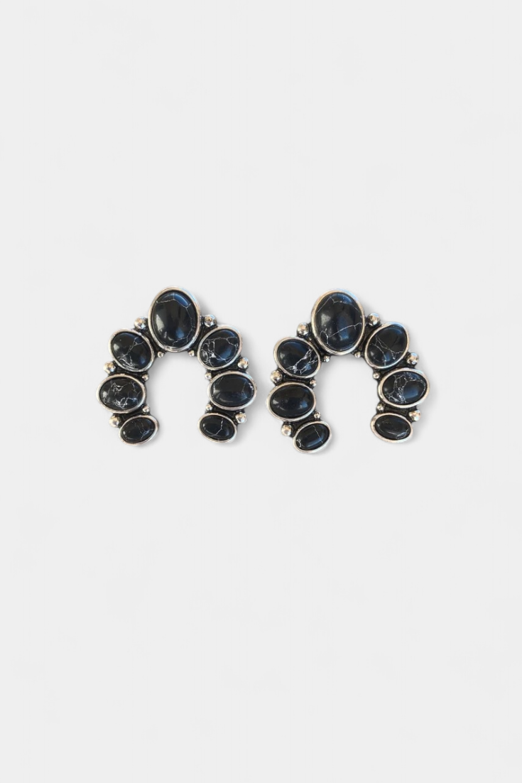 Dakota - Pendientes con piedras turquesa