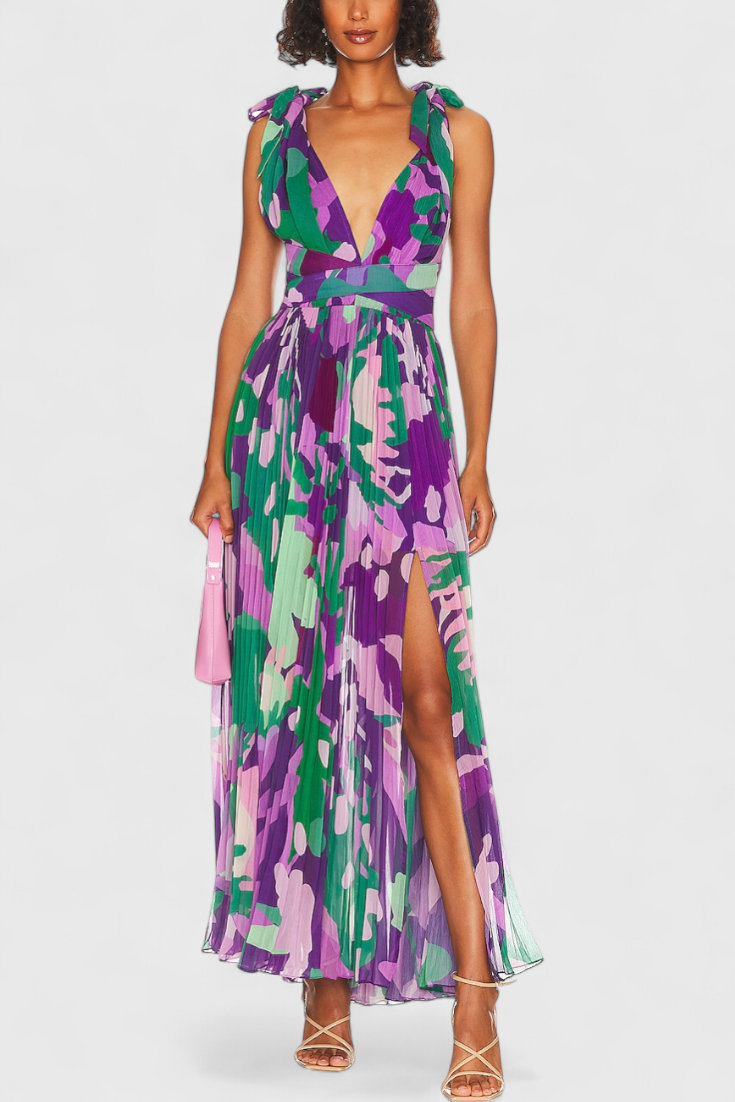 Cecil - Vestido maxi jardín multicolor