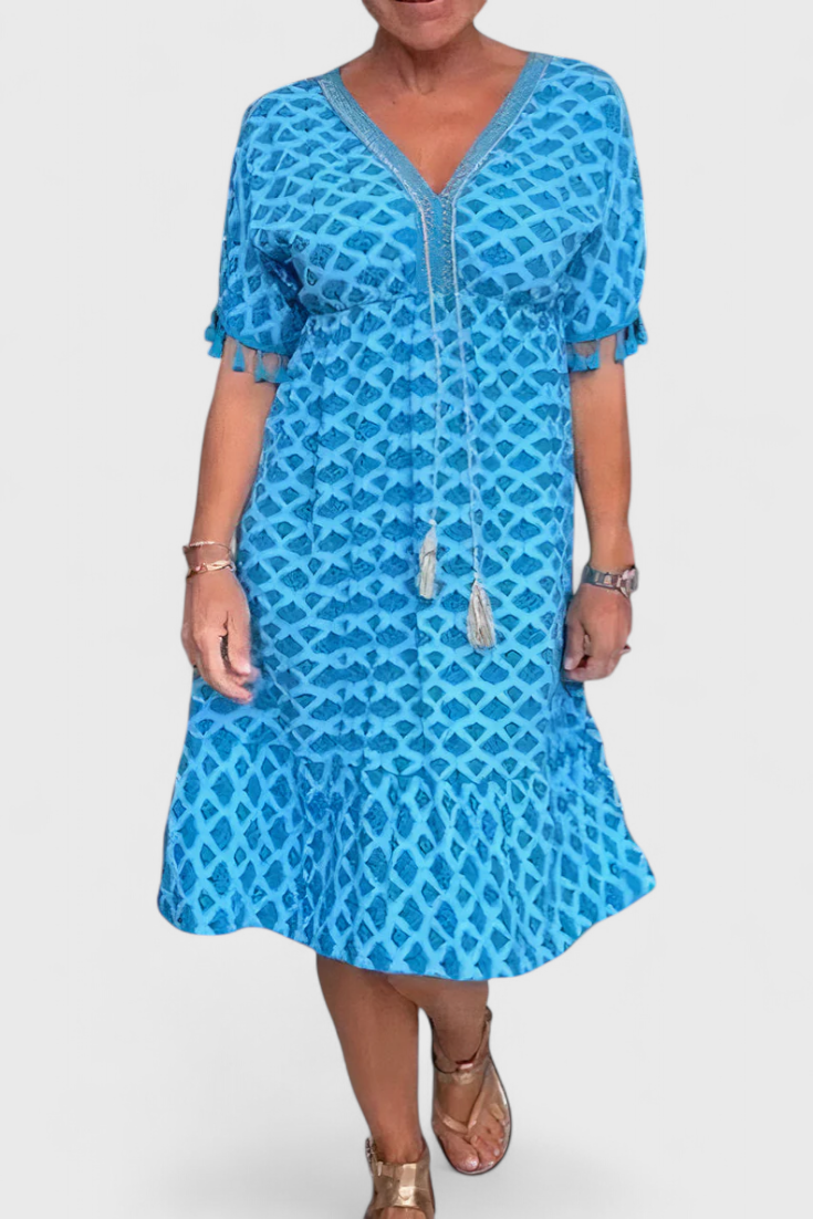Kirra - Vestido midi bohemio de verano