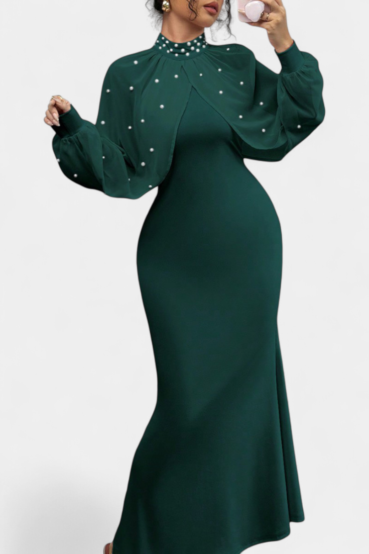 Atenea - Vestido de gala con perlas