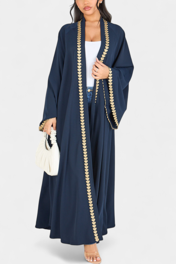 Ginebra - Vestido kimono corazón dorado