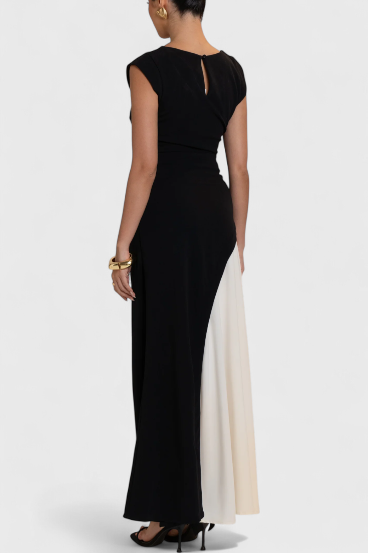 Mallory - Vestido midi elegancia asimétrica