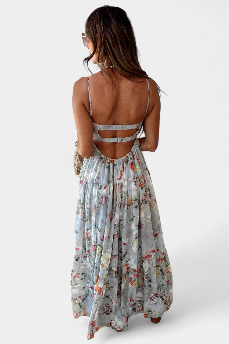 Marisa - Vestido maxi romance floral