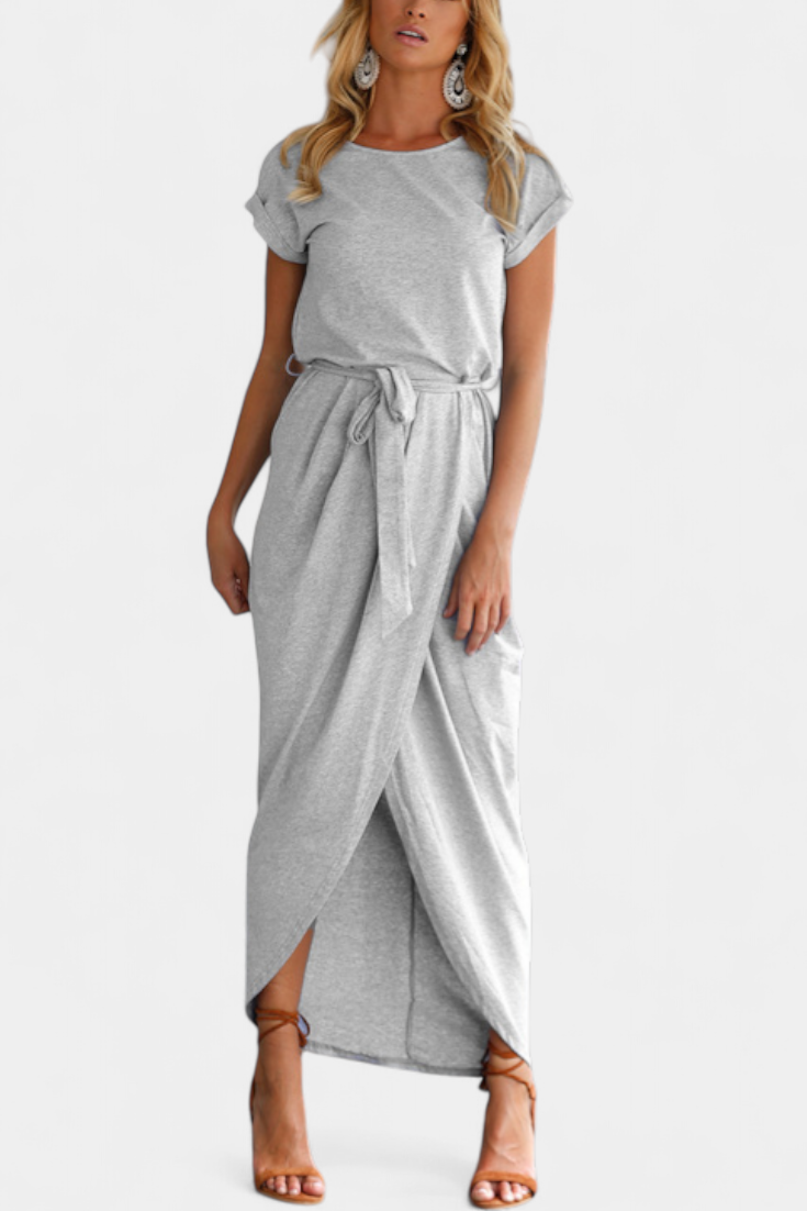 Clarissa - Vestido midi elegancia casual