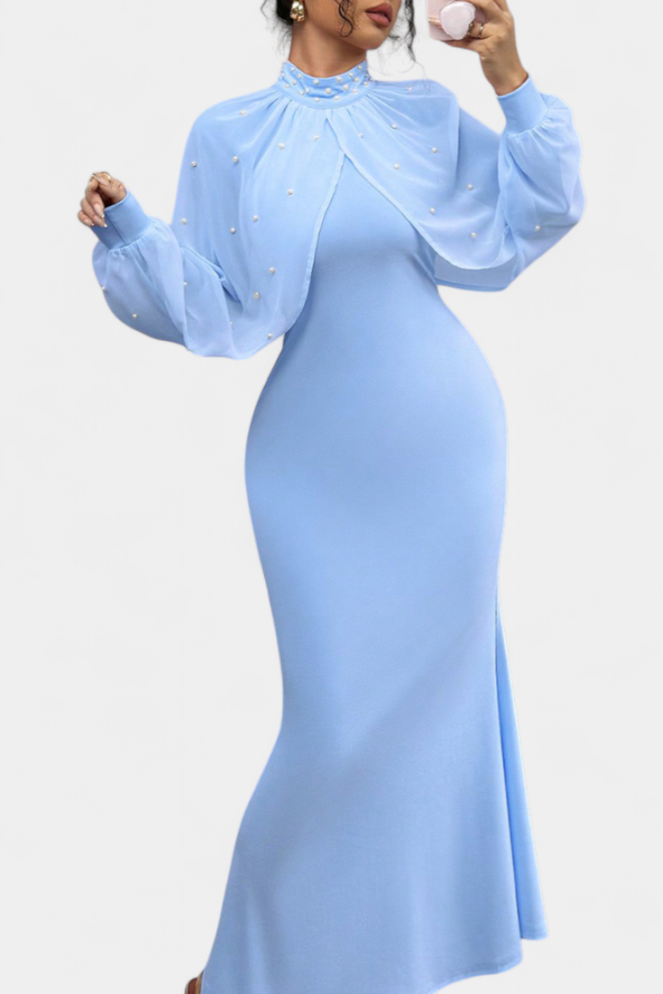 Atenea - Vestido de gala con perlas