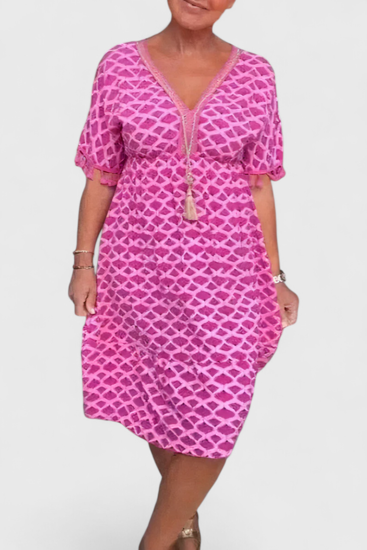 Kirra - Vestido midi bohemio de verano