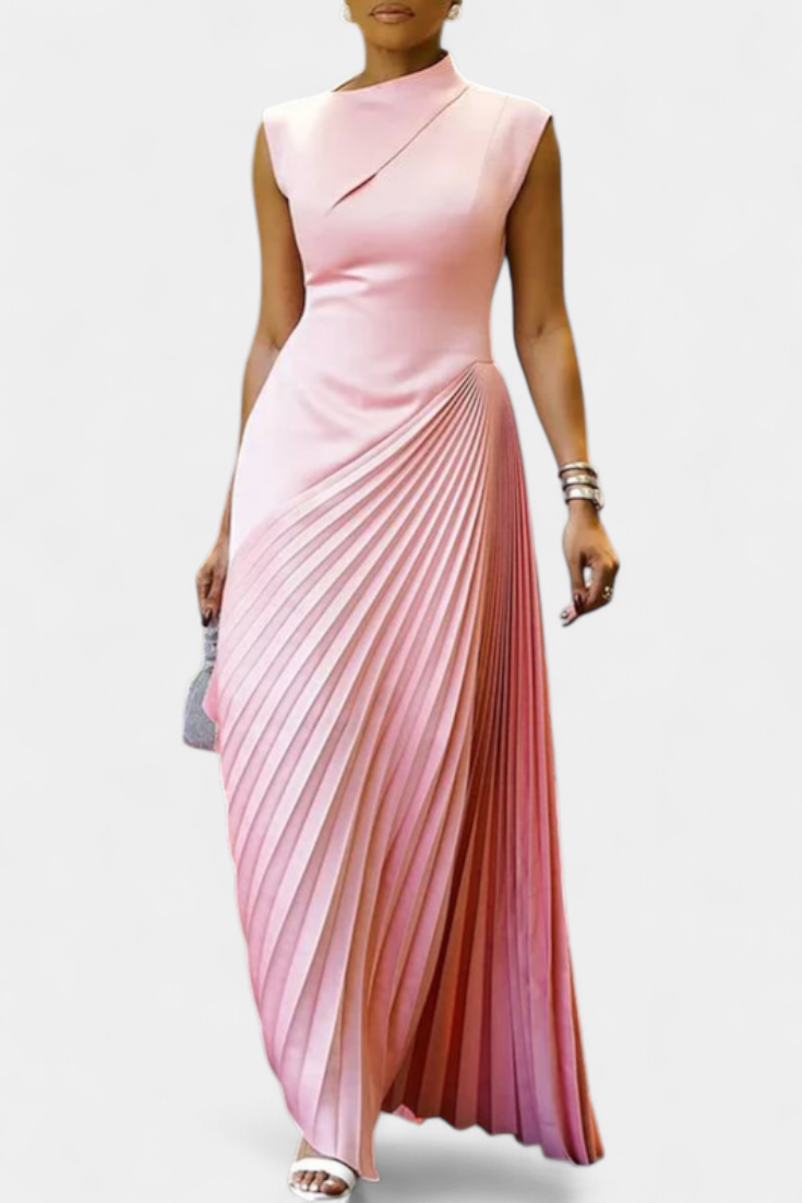 Elyna - Vestido de gala plisado