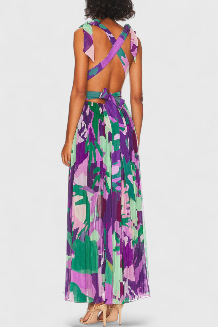 Cecil - Vestido maxi jardín multicolor