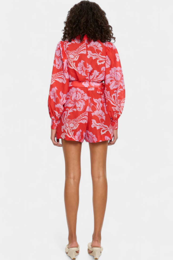 Suzanne - Mono corto estampado bohemio