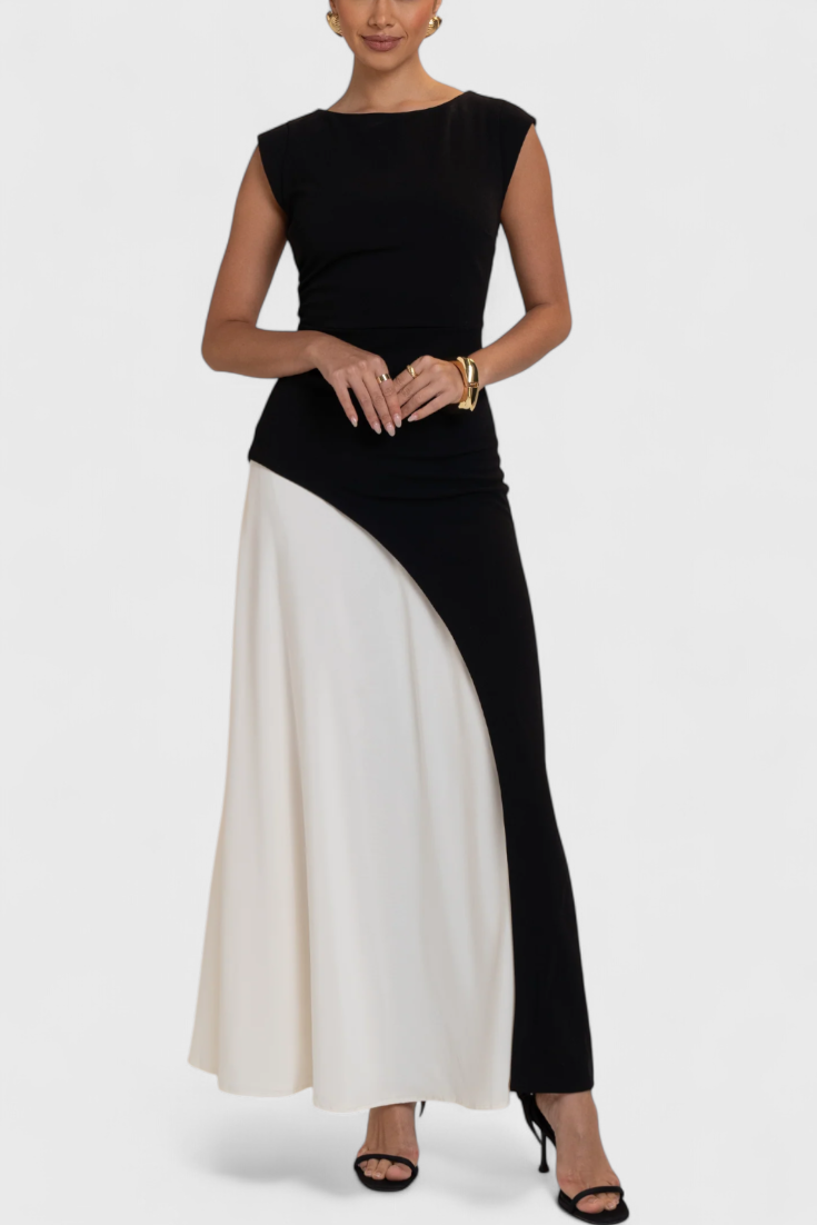 Mallory - Vestido midi elegancia asimétrica