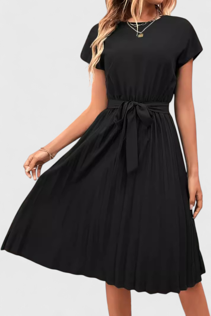 Luxie - Vestido midi plisado y elegante
