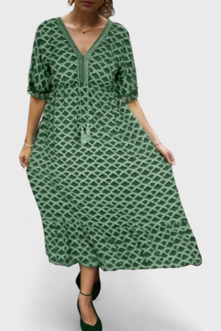 Kirra - Vestido midi bohemio de verano