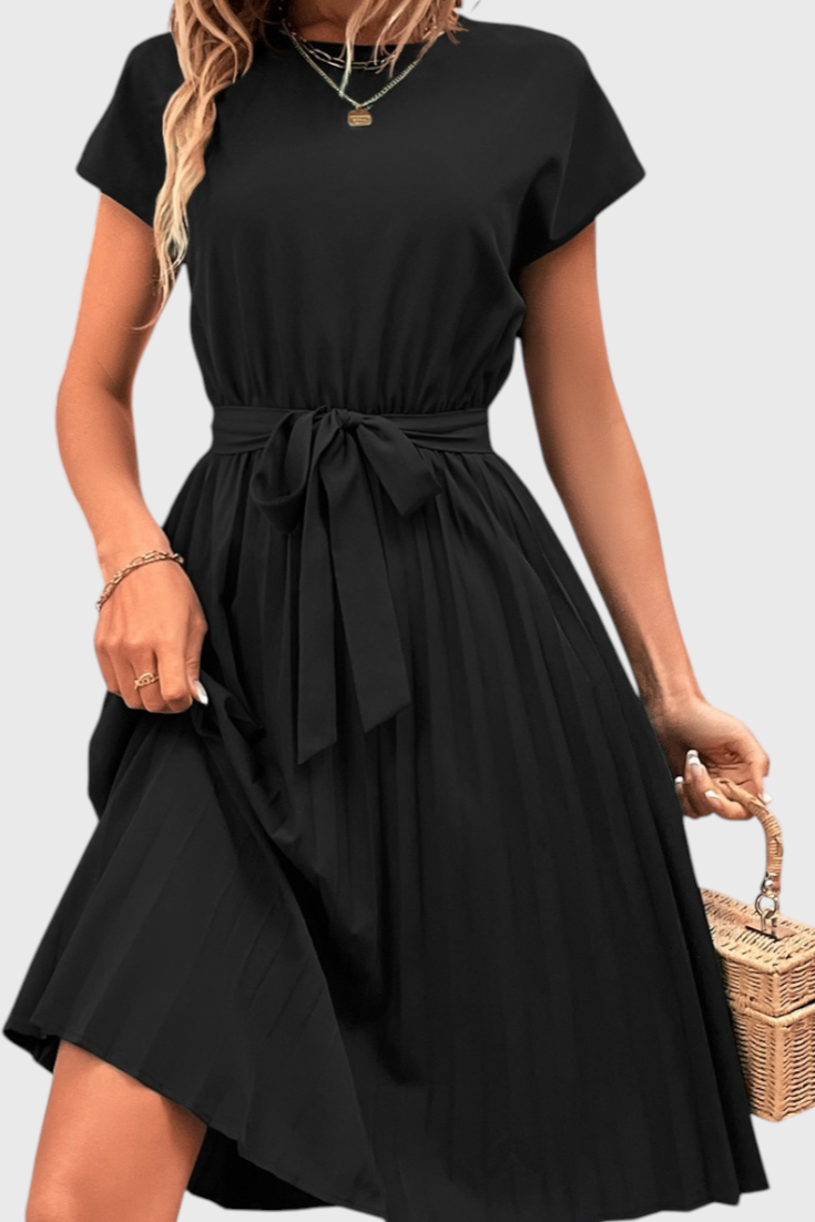 Luxie - Vestido midi plisado y elegante