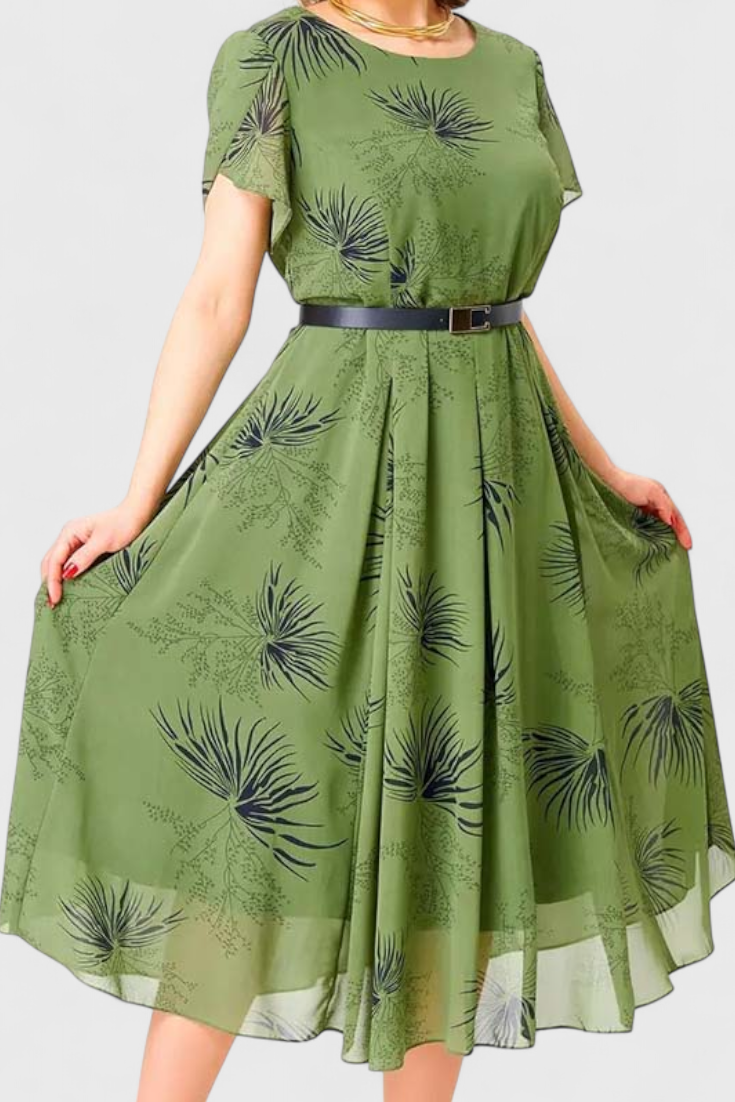 Lupita - Vestido midi jardín de verano