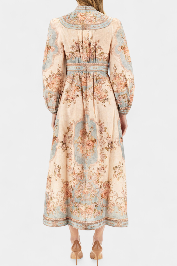 Dorotila - Vestido midi romance barroco