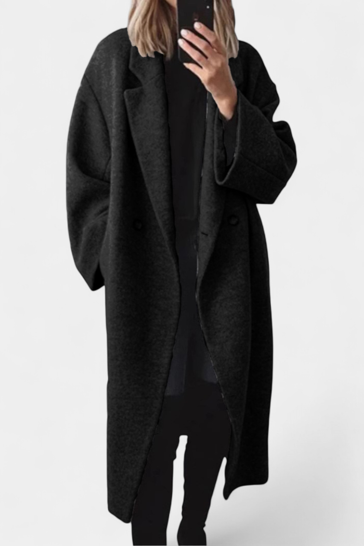 Lora - Abrigo de lana oversized