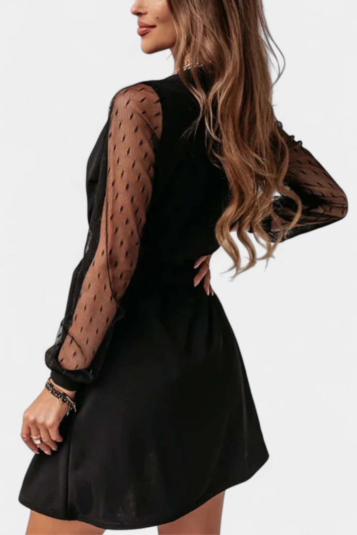 Calandra - Vestido mini elegancia y transparencias