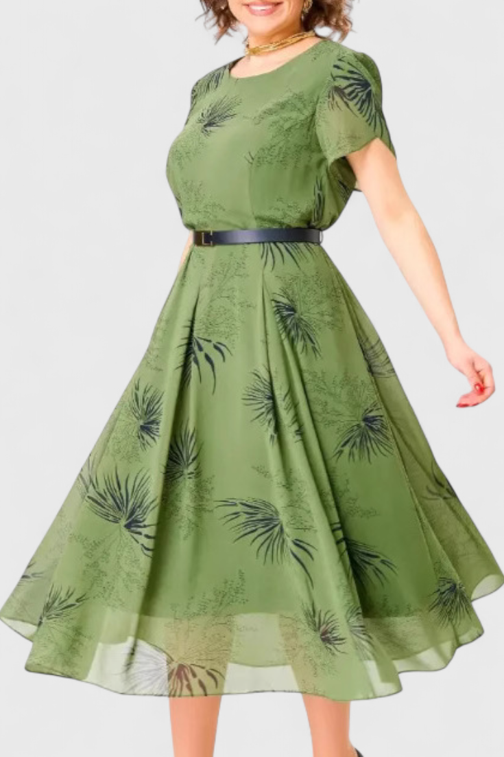Lupita - Vestido midi jardín de verano