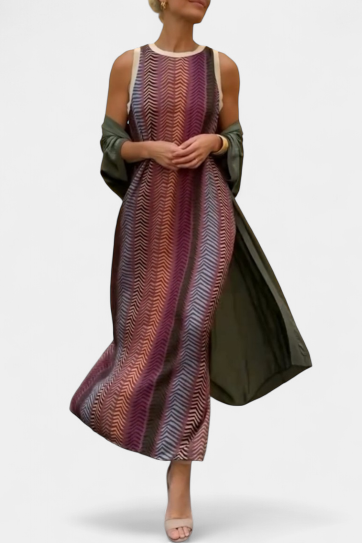 Alice - Vestido maxi con kimono