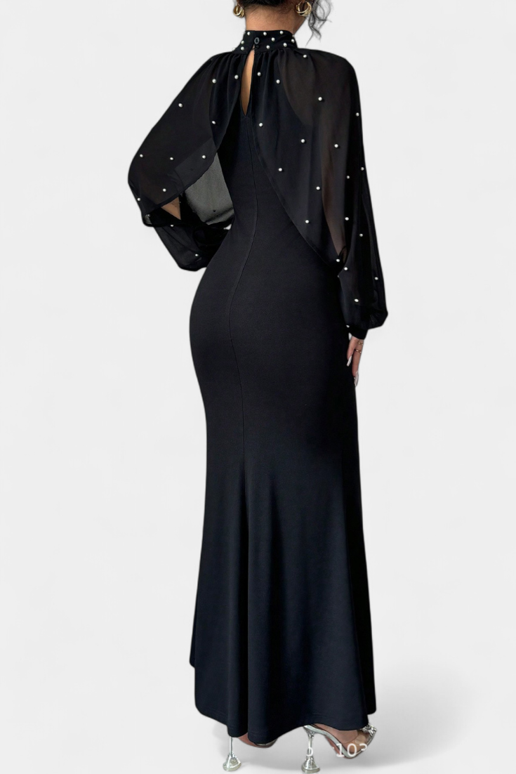 Atenea - Vestido de gala con perlas