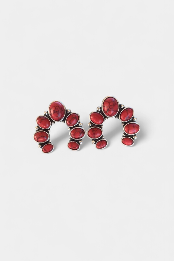 Dakota - Pendientes con piedras turquesa