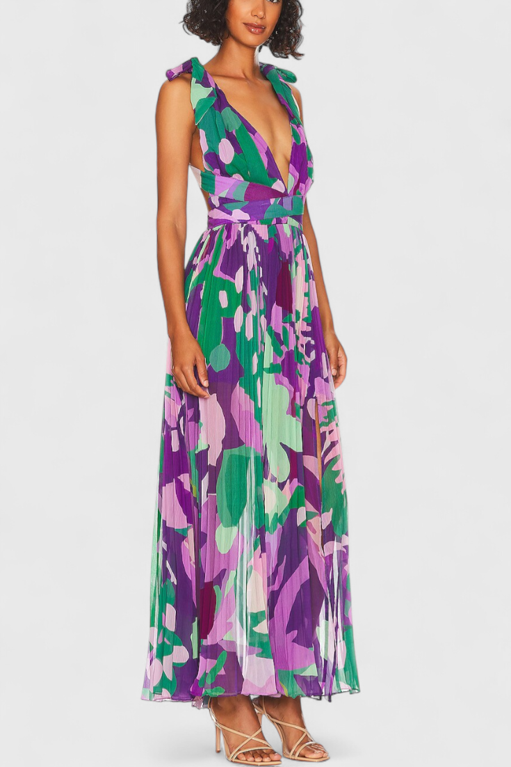 Cecil - Vestido maxi jardín multicolor