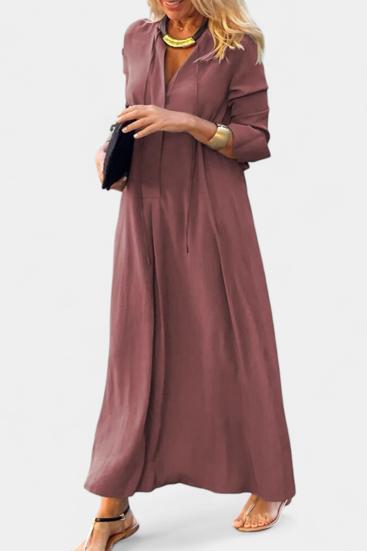 Verónica - Vestido maxi cómodo