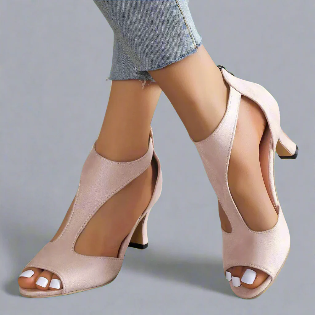 Grazia - Elegantes zapatos de tacón con tira en T