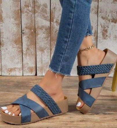 María - Sandalias cómodas con plataforma