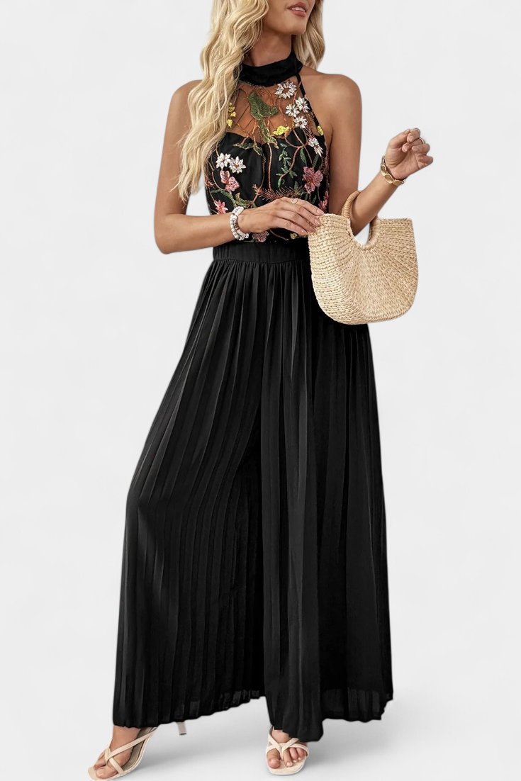 Maruja - Mono bordado floral