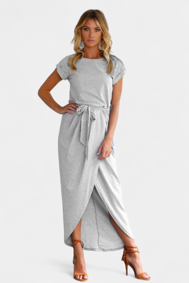 Clarissa - Vestido midi elegancia casual